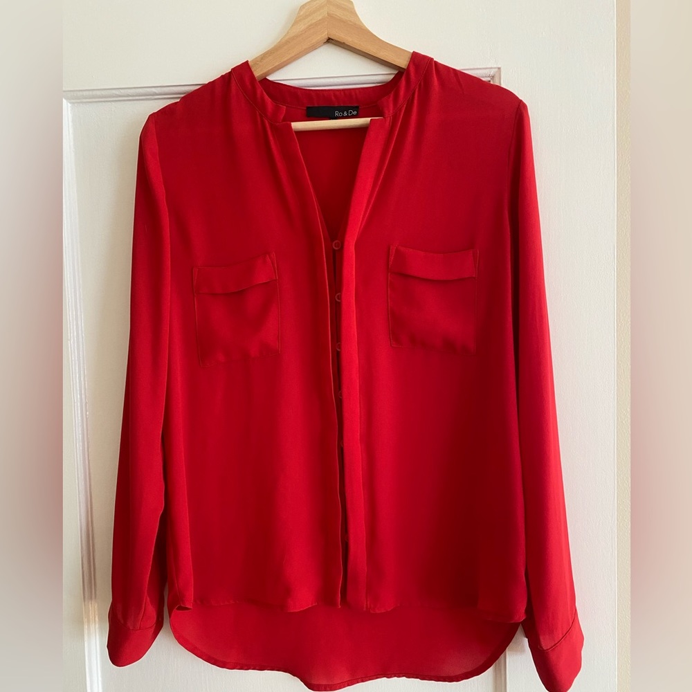 RO & DE Long Sleeve Top Blouse